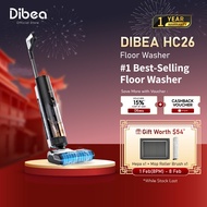 Dibea HC26/H8 Cordless Smart Wet Dry Floor Washer & Vacuum Cleaner | 99.9% Sterilization | Local War