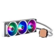 MasterLiquid ML360P Silver Edition Liquid Cooler, All-in-One (AIO) Liqiod Cooler, 360mm Radiator, 1 