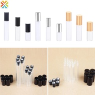 1pcs 3/5/10ml  Portable Glass Roller Bottle Mini Glass Bottles With Stainless Steel Roller Balls For Essential Oils Perfumes Aromatherapy Roller Bottle