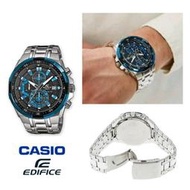台灣CASIO手錶專賣店 EDIFICE三針三圈計時碼表 EFR-539D-1A2 錶盤零件組成立體感
