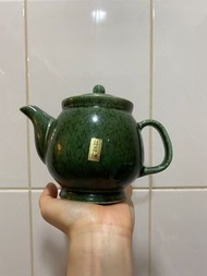 深翡翠綠色 結晶釉茶壺 免運