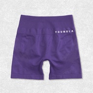 In Stock Youngla Yoga Pants European And American Sports Fashion Brand Peach Shorts Waist Slimming H