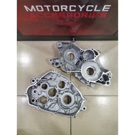 [100% HIGH QUALITY] YAMAHA RXZ CRANKCASE SET ENGINE COVER [MADE IN JAPAN] 55K-15111-00 / 55K-15121-0