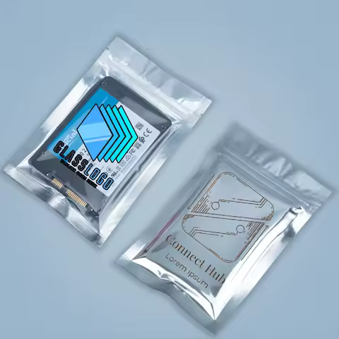High Quality Hot Aluminum Plated Zip Lock Bag, Custom LOGO Nut Card Bag