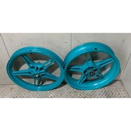 100%ORIGINAL YAMAHA Y15ZR / Y16ZR/Y15ZR V2( 1SET) SPORT RIM (SECANDHAND)@