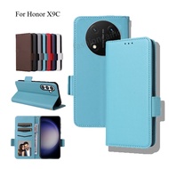 Flip Leather Phone Case For Honor X9C X9B X9A X8B X8A X7C X7B X7A X6B X6A X 9C X 7C X 9B X 8B HonorX