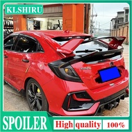 For Honda Civic 2016 2017 2018 2019 2020 10th Gen FK7 Hatchback Rear Spoiler Type-R Style Tuning Ro