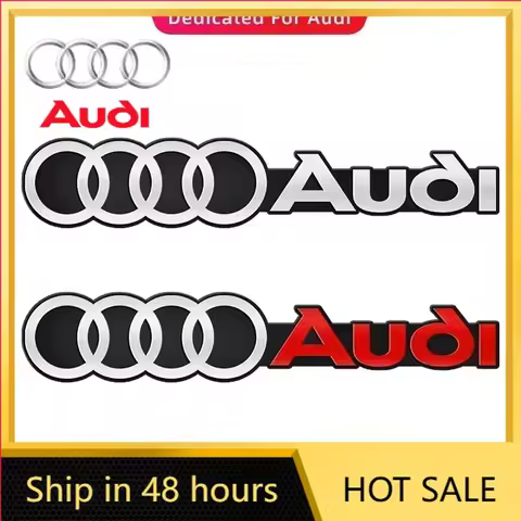 Q5 Car 2025 A4 A6 A8 For Audi Car Styling Trunk Badge Sticker for Audi A3 A5 A6 A4 A1 A2 B8 B4 B3 B6