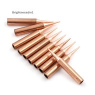 [Brightnessdin] 10Pcs/Lot 900M-T-I Soldering Tips Pure Copper Low Temperature Soldering Iron Bq