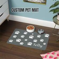 Personalized Dog Placemat, Dog Food Mat, Dog Bowl Mat, Dog Food Placemat, Customized Pet Mat, Custom