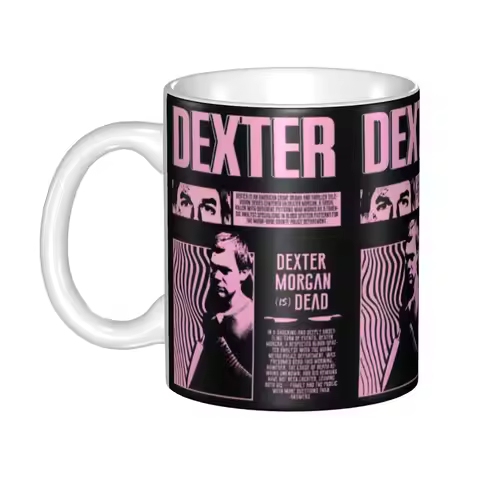 Customized Dexter Morgan Mugs DIY Movie Ceramic Milk Tea Coffee Cup