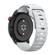 สายซิลิโคน22มม. 20มม. สำหรับนาฬิกา Huawei 4/3/GT3-2 Pro Amazfit GTR 4 /Gts 4สายระบายอากาศได้ดี Samsung Galaxy Watch 6/5/4