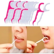 Dental Floss Tooth Floss Cleaner Between Brush Braces Toothpick Set New