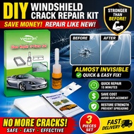 Save cost VC Windscreen repair kit Gam cermin kereta retak Windshield crack repair kit Fibreglass re