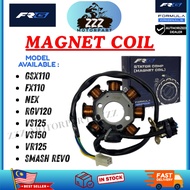 MAGNET COIL GSX110 FX110 NEX RGV120 SMASH REVO VS125 VS150 VR125 STARTER COIL FUEL COIL FRG