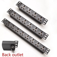 PDU Power Strip Unit 2/3/4/5/6/7/8/9/10/11/12/13/14/15/16/ Ways socket US Plug Cord Length 2meter Al