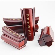 現貨 批發批發越南紅木小棺材實木擺件楠木帶印章工藝品特色小手把件禮品可開蓋