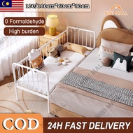 Crib bed Sofa bed frame simple with guardrails extended bed children's bed wrought iron sofa bed Bla