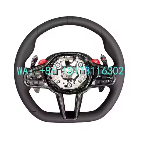 China Plant 2026 With M1 M2 Button Full Leather LCI Steering Wheel G01 G05 G20 G22 G30 M2 G87 M3 G80