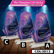 Crystal Award Plaque/Appreciation Plaque/Sales Achievement Plaque/Employee Award Plaque/Service Awar