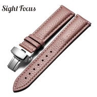 18mm 19mm 20mm 21mm 22mm Quick Release Watch Band for Samsung HUAWEI Watch Strap Fossil Leather Watc