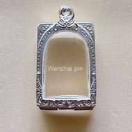Silver Frame Money Box Amulet Case For Small Phra Somdej