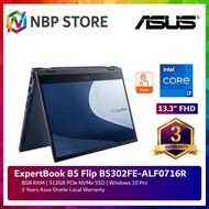 Asus ExpertBook B5 Flip B5302FE-ALF0717R 13.3'' OLED FHD Touch 2-in-1 Laptop ( i7-1165G7, 8GB, 512GB