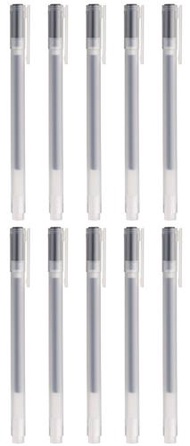 無印良品 凝膠墨水原子筆 黑色 0.38mm × 10入組