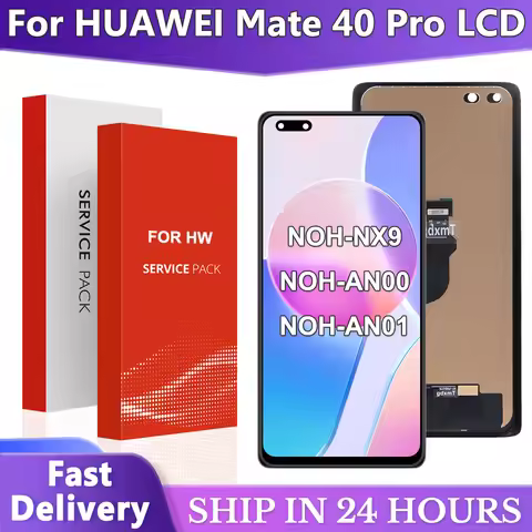 TFT For Huawei Mate 40 Pro LCD NOH-NX9, NOH-AN00 NOH-AN01 Display Touch Screen Digitizer Assembly Ma