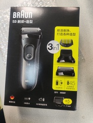 全新 New 百靈牌 Braun S3 3000BT Electric Shaver 剃鬚刀 電動鬚刨 剃刀