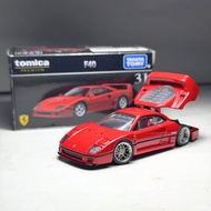 Tomica Premium Ferrari F40 With Custom Rubber Tire - Diecast Racing Car Toy