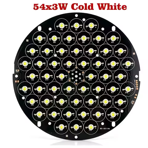 54pcs- LED Full 3Watt White & Warm Light 24V PAR Lamp LED Panel Replacement