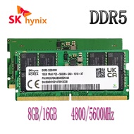 SK Hynix DDR5 RAM 8GB 16GB DDR5 4800MHz 5600MHz Laptop Memory Notebook SODIMM RAM 1.1V CL40