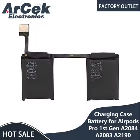 New Charging Case Battery for Apple Airpods Pro 1st Generation A2084 A2083 A2190 High Quality Rechar