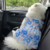 Samoyed Special Dog Clothes Jumpsuit Princess Dress Thin Style Summer Season Alas Extra Large Dog Hu