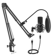 Fifine T730/K730 USB Cardioid Microphone Condenser Mic with Zero Latency &amp; 19mm Large Diaphragm Sound Quality