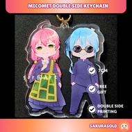 Hololive Keychain Hoshimachi Suisei Sakura Miko Keychain Hololive Suisei Key Miko Key Jujutsu Kaisen
