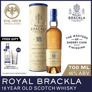 Royal Brackla 18 Year Old Single Malt Scotch Whisky - 700ml / 70cl 46% ABV - Spirit Finished in Palo