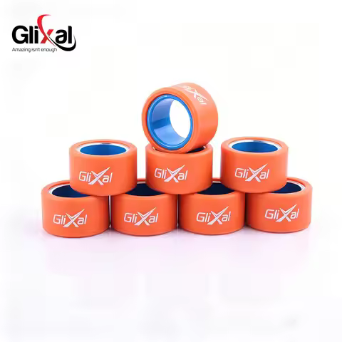 Glixal 25X15mm Heavy-Duty Variator Roller Weights for Kymco AK550 Xciting 400S, Yamaha Majesty XMax 