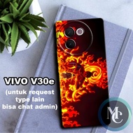 CC13 Flexible rubber softcase for vivo v30e/anime character Motif vivo v30e/case vivo v30e casing vi