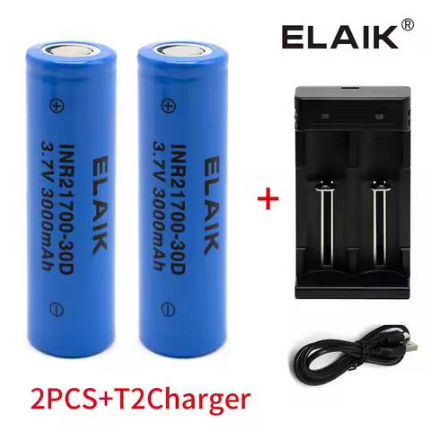 3000mAh 21700 3.7V Li-Ion Rechargeable Power Tool Battery Cell Discharge Current 30A INR21700 Lithiu