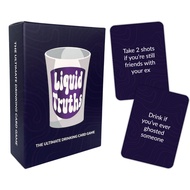 Liquid Truths Drinking Card Game - Fun & Spicy Icebreaker for Parties, Pregames, Game Nights (18+)
