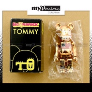 Medicom Bearbrick Be@rbrick 100% Tommy 1985 New York Metallic Gold 2012