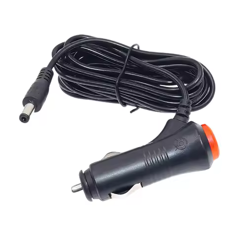 DC 5.5*2.1 Car Cigarette Lighter Socket DC 12V Converter Power Supply Charger Adapter Mal Ecable Ext