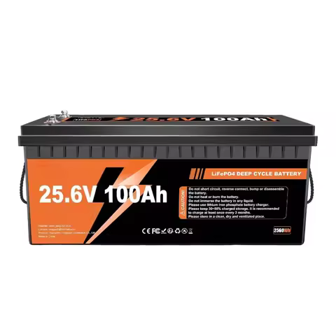 24V 100Ah lithium battery, deep cycle rechargeable battery perfect