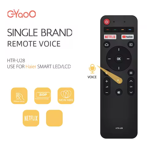Voice Wireless Remote Control HTR-U28 For Haier Smart TV H50S6UG H55S6UG H65S6UG 4K UHD LED HDTV And