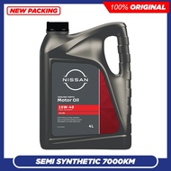 NISSAN ORIGINAL ENGINE OIL SEMI SYNTHETIC 10W40 A3/B4 MINYAK HITAM