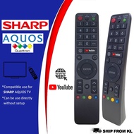 [SHARP] AQUOS SMART TV REMOTE CONTROL REPLACEMENT GB289WJSA