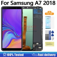 6.0"AMOLED Display For Samsung Galaxy A7 2018 LCD Display Touch Screen Digitizer Replacement For Sam