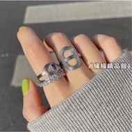 Hot-Selling H Pig Nose Ring Horizontal Vertical 925 Sterling Silver